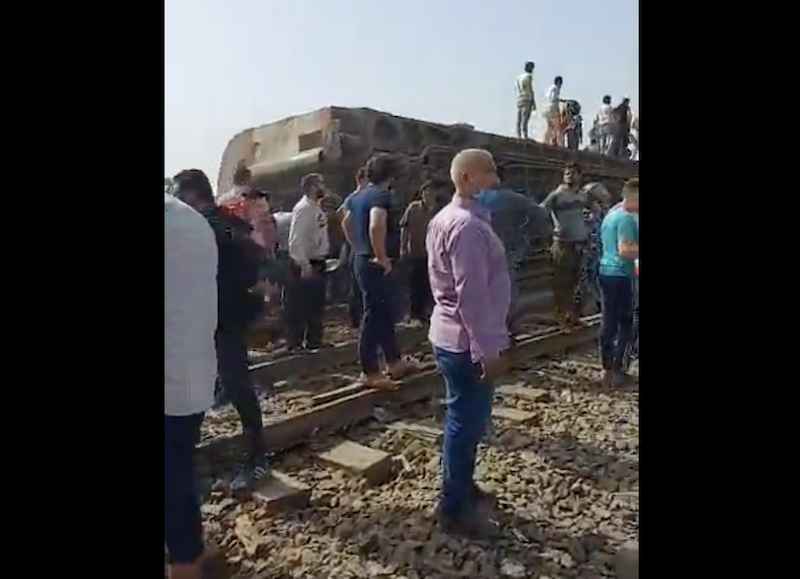 Названа предварительная причина крушения поезда в Египте