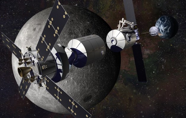 Роскосмос прорабатывает технический облик лунной орбитальной станции