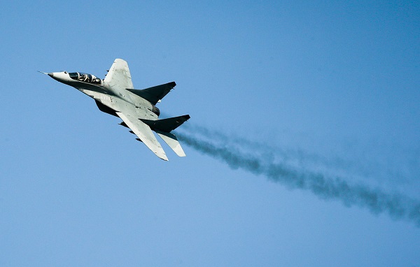 В Подмосковье разбился МиГ-29 во время тренировочного полета