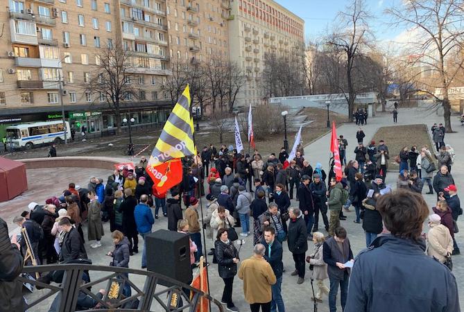 Участники митинга в Дорогомилово потребовали отменить застройку Бадаевского завода