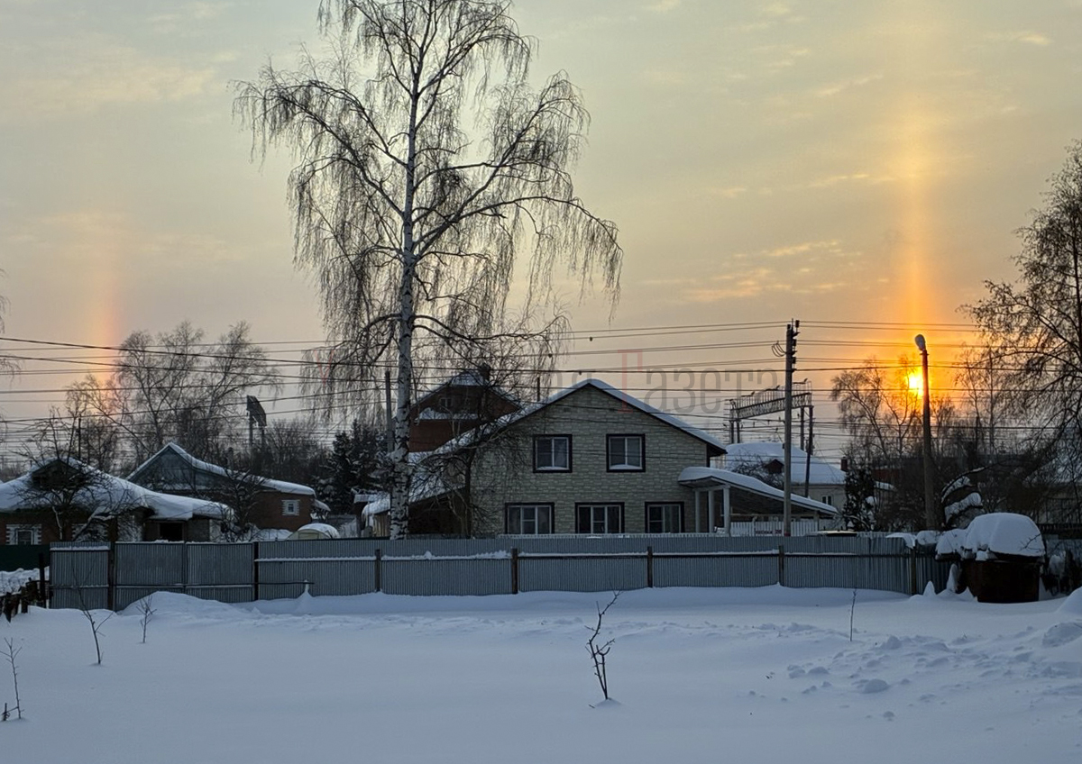 В Московской области 1 февраля наблюдали эффект гало