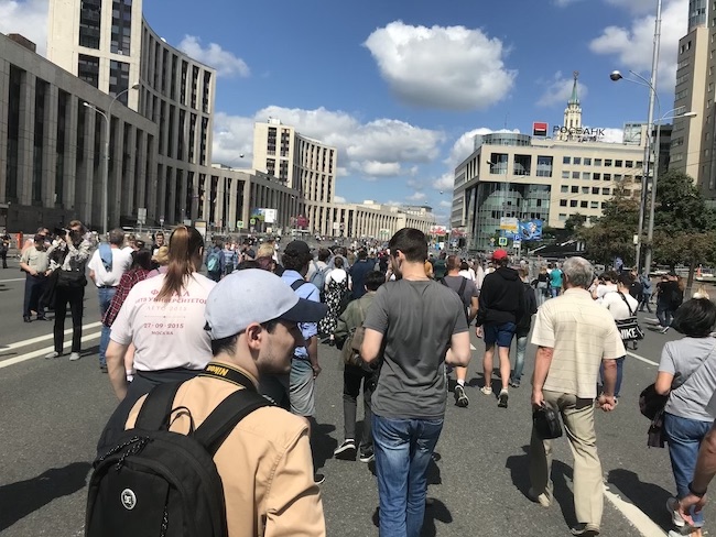 Митинг в защиту свободы слова прошел в Москве 