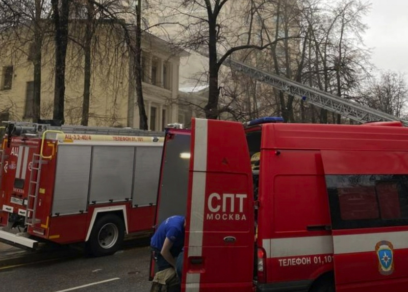 В Москве загорелась резиденция посла Алжира