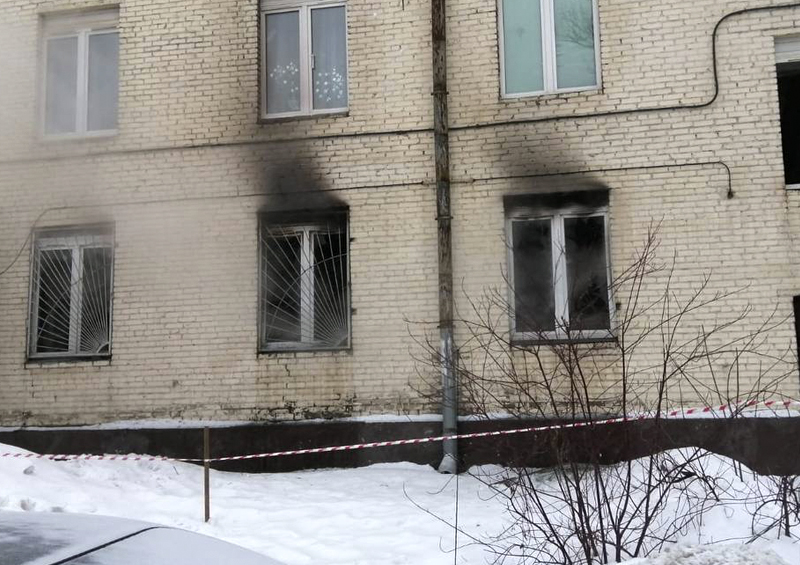В общежитии на юго-востоке Москвы произошел пожар