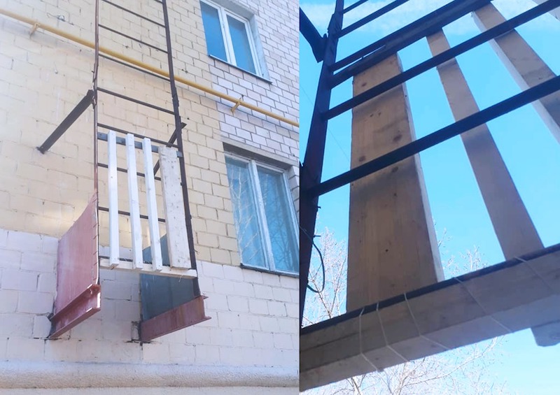 Спасатель рассказал, почему перекрытие пожарных лестниц на фасадах домов могут стоить людям жизни