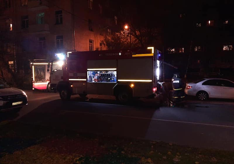Десятки людей чуть не стали жертвами пожара в центре Москвы