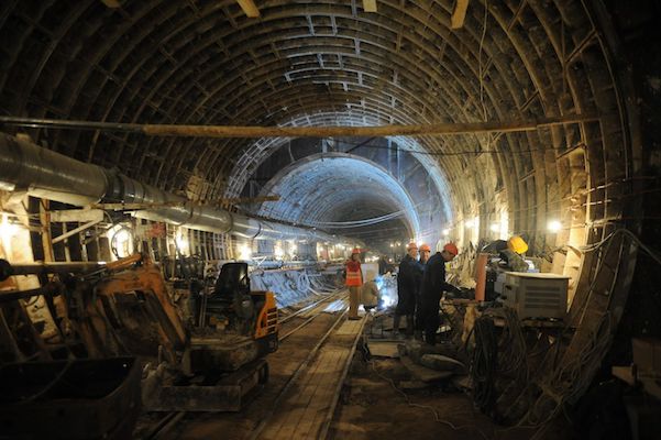Завершено строительство правого тоннеля между станциями метро «Лефортово» и «Авиамоторная»