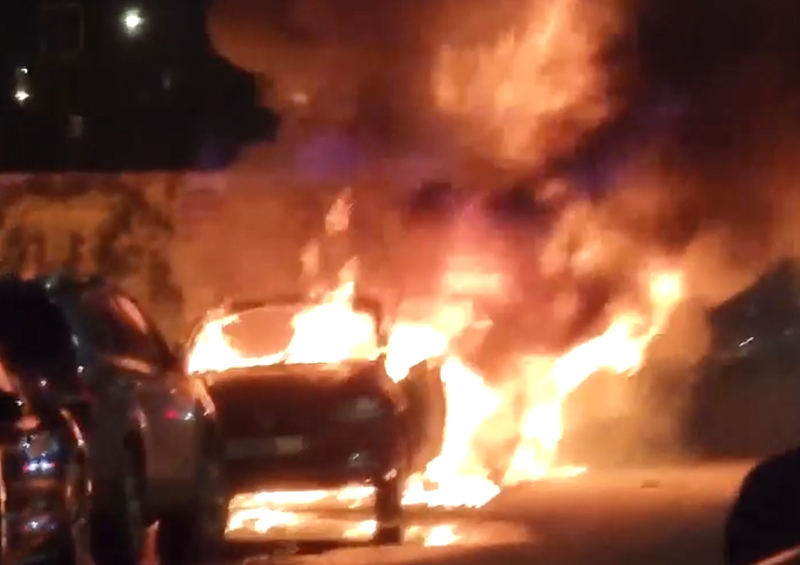 В МЧС сообщили подробности возгорания автомобилей возле «Москва-Сити»