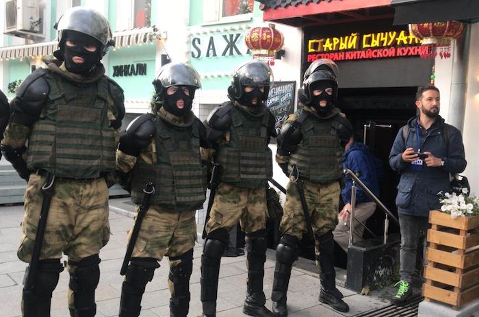 Число задержанных на акции в Москве увеличилось до 205