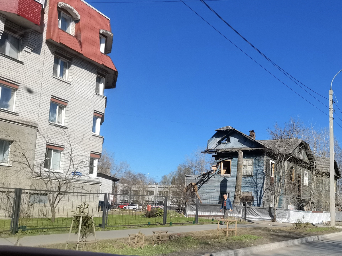 Износ деревянных домов в Архангельске обгоняет расселение Износ деревянных домов в Архангельске обгоняет расселение