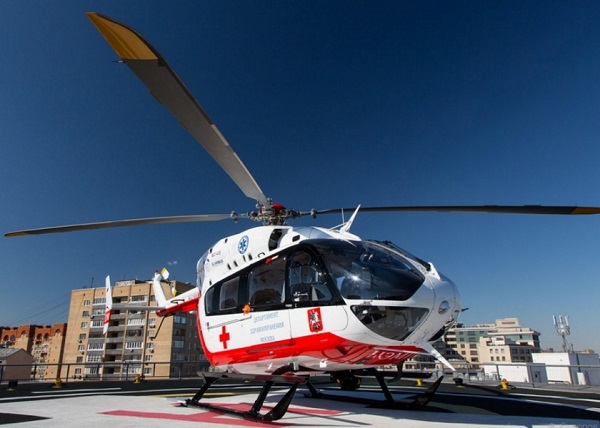 170 человек эвакуировали санитарные вертолеты в больницы Москвы с начала 2018 года