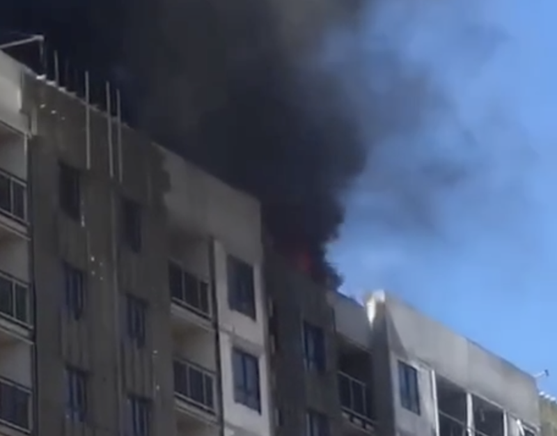 Пожар в строящемся доме ЖК «Южное Бунино» ликвидировали 