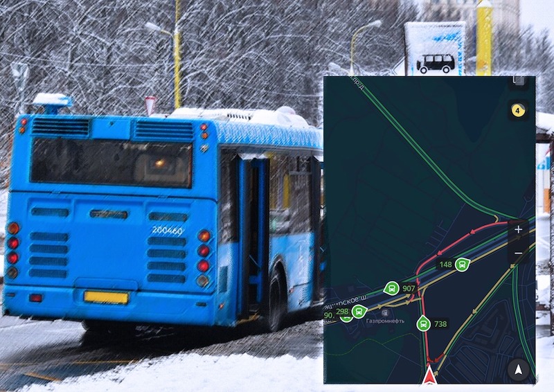 Москвичи сообщают об «автобусах-призраках», которые курсируют только в приложении